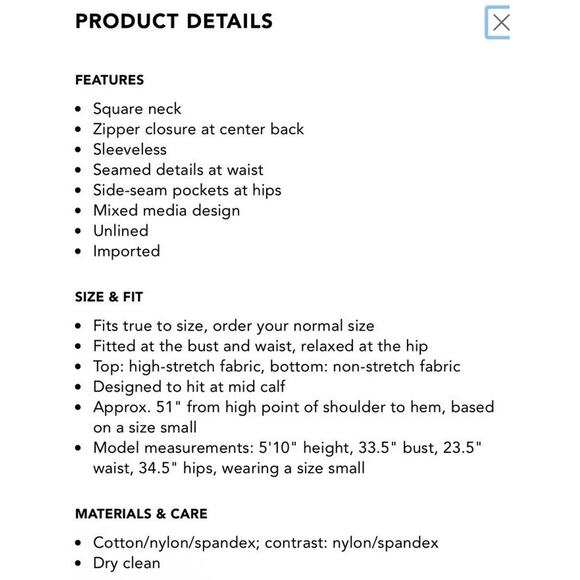 Line & Dot Jayde Midi Dress Size L Summer Beach Casual Brunch Date Night NWT - Picture 3 of 15